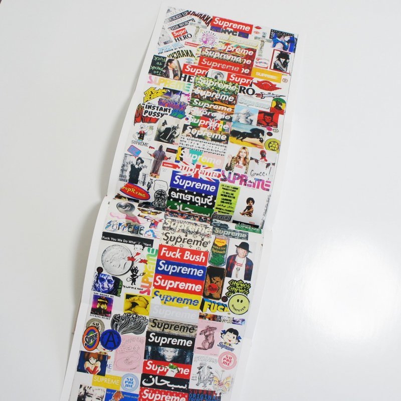 即完売 25th 記念 Poster Supreme (Vol 2) Book! 限定ポスター、ボックスロゴステッカー 付属 Box Logo ボックスロゴ 新品未使用 