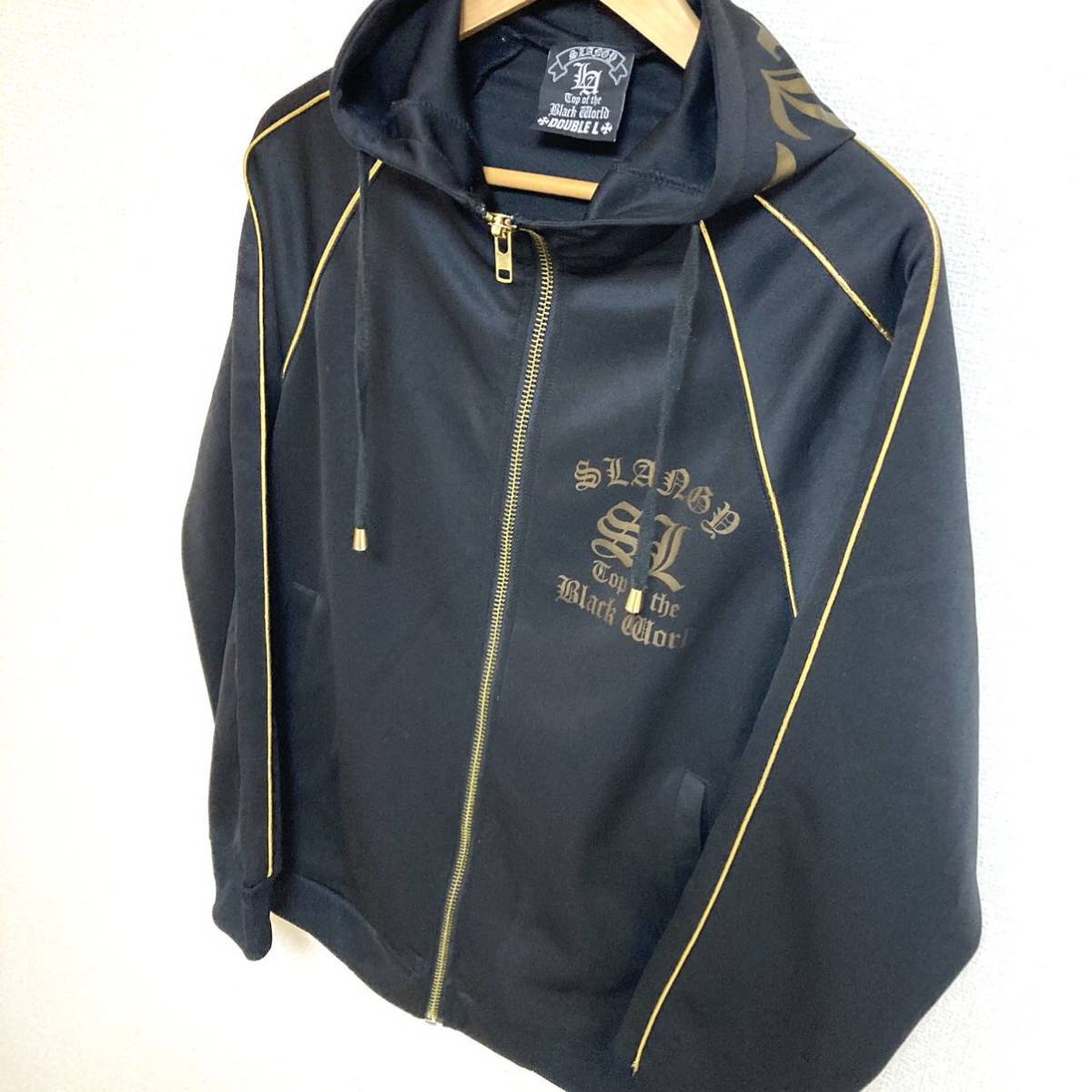 G/FORE うとき 海外ジーフォアメンズ長袖パーカーsize2XLブラック 