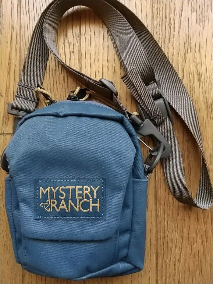 希少色 ミステリーランチ ショルダーバッグ ショルダーポーチ ブルー ネイビー 検)army MYSTERY RANCH ボディバッグ 