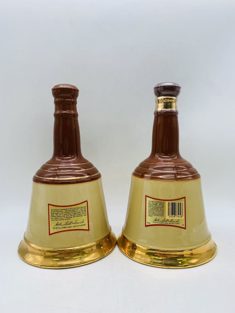 スコッチ　Chequers12年　古酒、箱なし、未開栓、750ml, 43% 1円〜【未開栓】BELLS BELL''S ベルズ スコッチウイスキー 2本セット