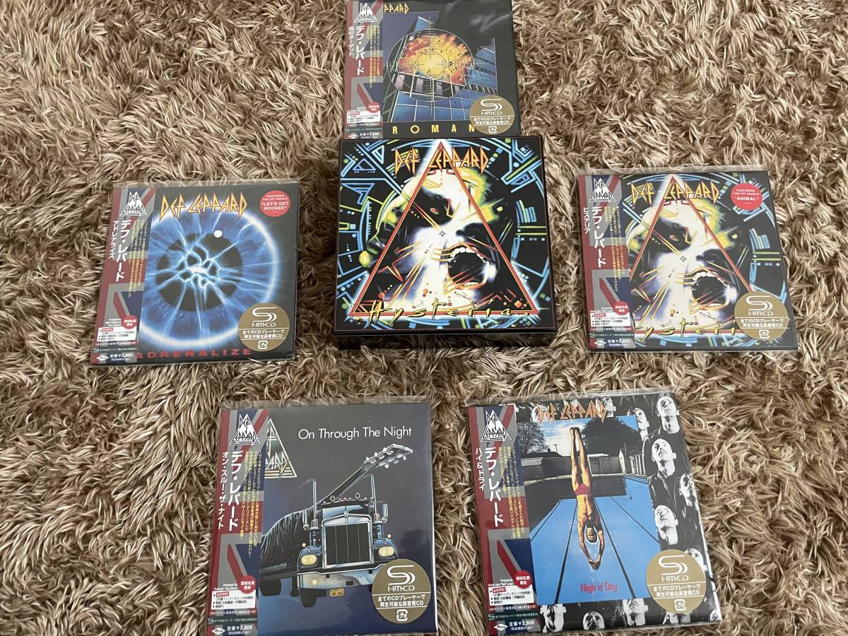 紙ジャケCD デフ・レパード Def Lepard 5作品セット DUまとめ買い特典