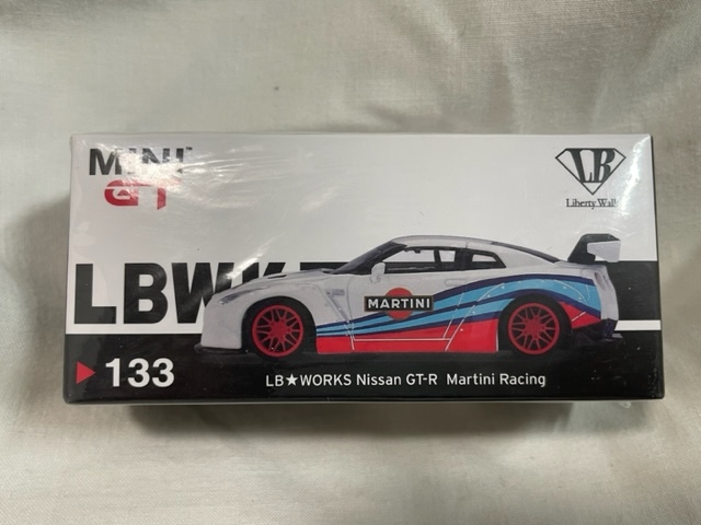 miniGT 133 LB★WORKS Nissan GT-R R35 Martini Racing LBワークス スカイライン マルティニ　新品_1