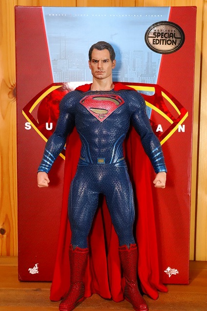 ホットトイズ スーパーマン　[ムービー・マスターピース] 『バットマンvsスーパーマン』1/6スケールフィギュア MM#343b 開封品