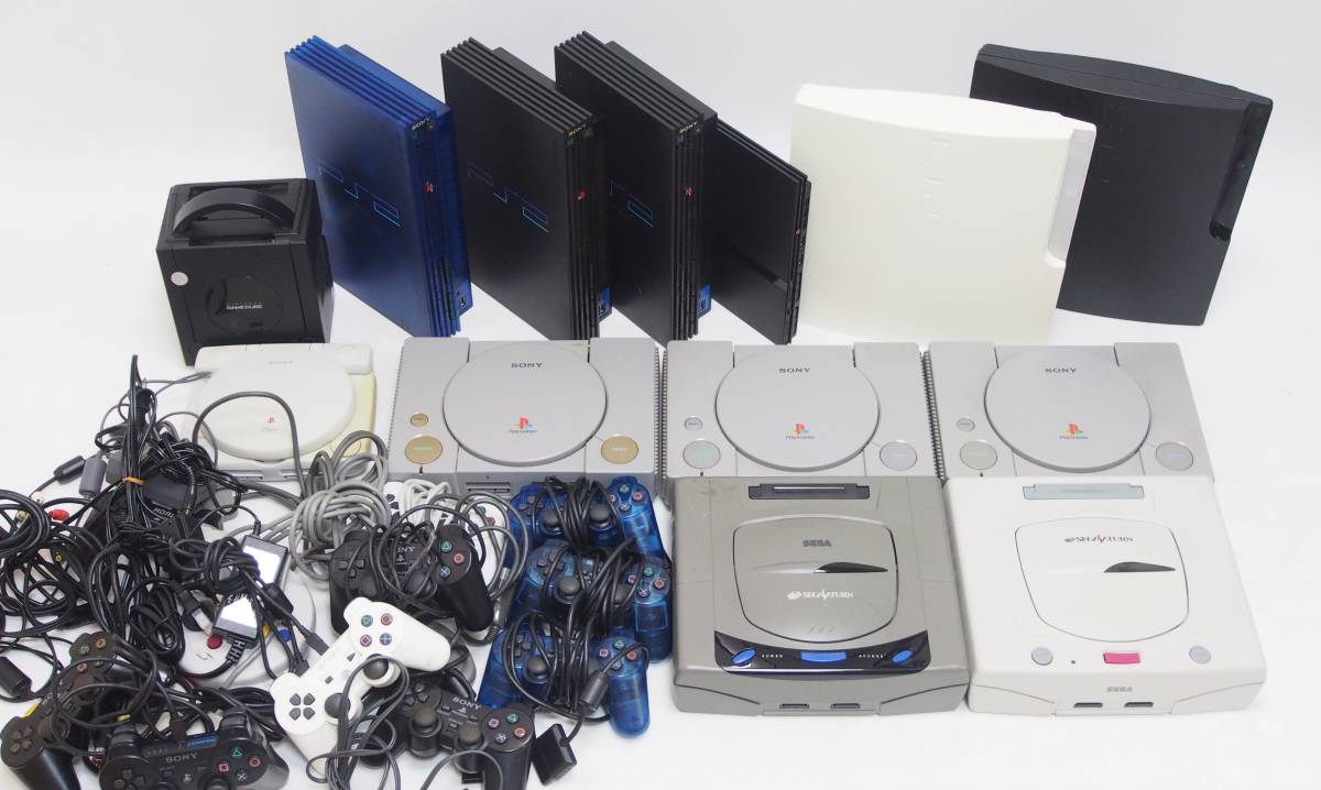 新作，限定セール AZ-498 ゲーム 本体 色々 大量 まとめ ジャンク SONY SEGA NINTENDO PS PS2 PS3 プレイステーション セガサターン GAMECUBE CECH-3000A(本体、アクセサリー)｜売買されたオークション情報、yahooの商品情報を サターン