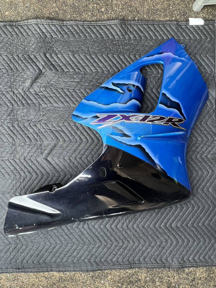 Kawasaki カワサキ ZX12R A型 右サイドカウル 純正ブルー
