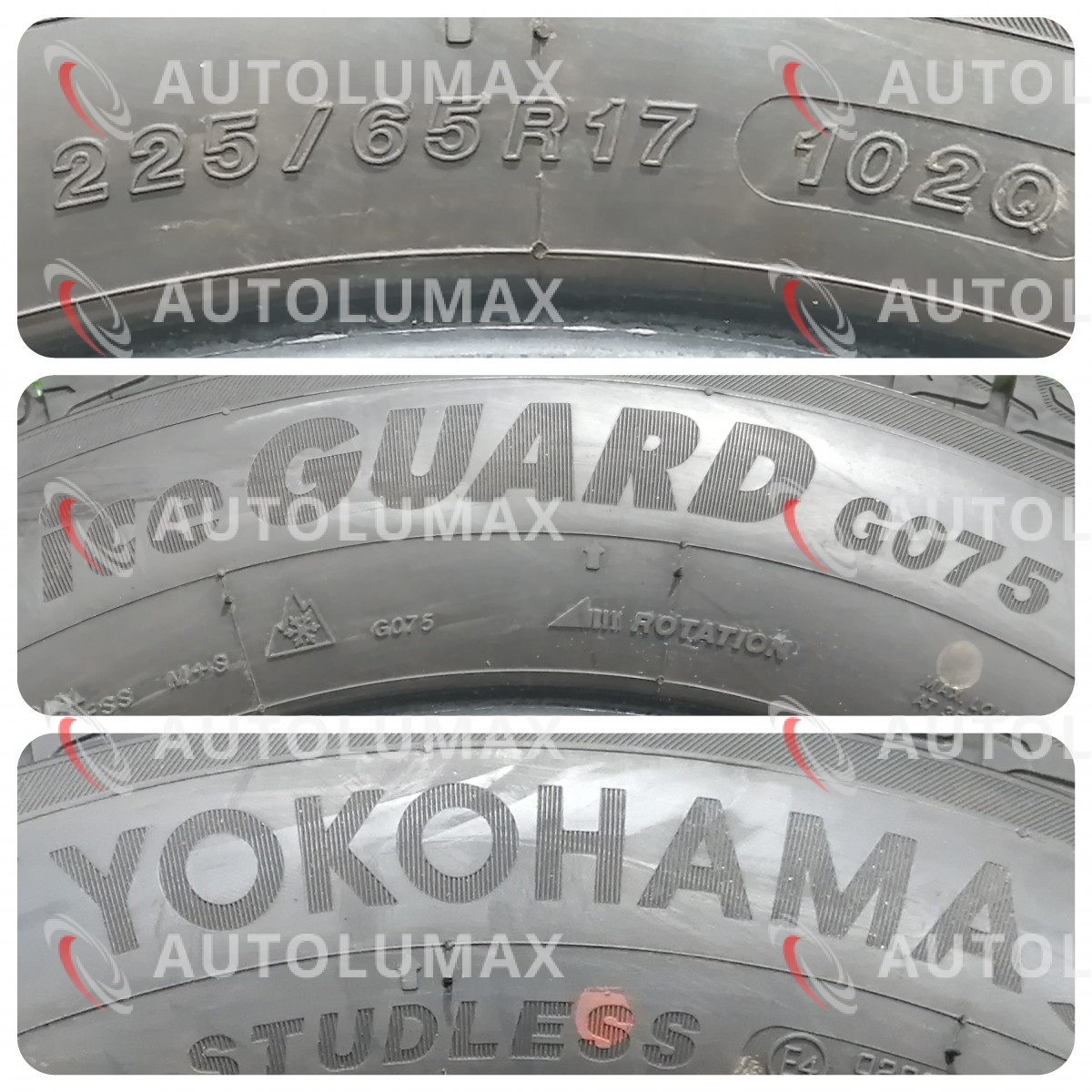 ヨコハマスタッドレス 225/65R17 4本 中古 ヨコハマ ジオランダー I 