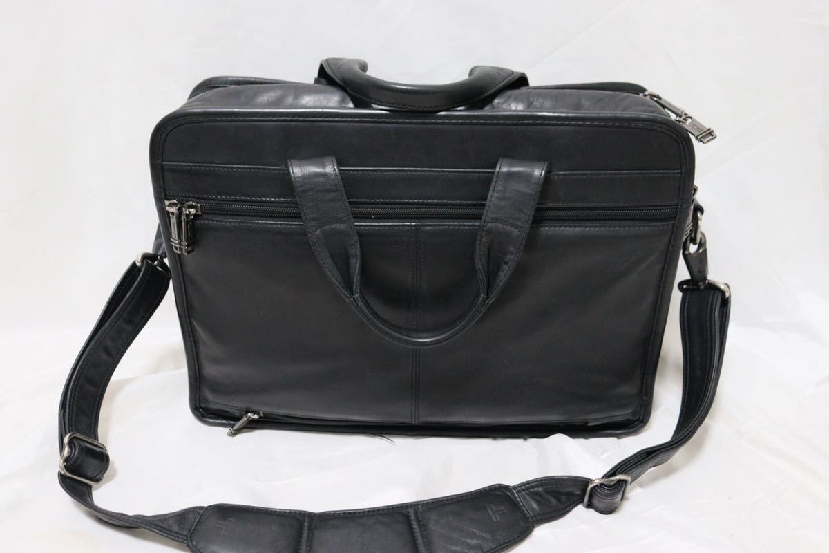 TUMI トゥミ ブリーフケース ビジネスバッグ 牛革 ナパレザー 2WAY 黒