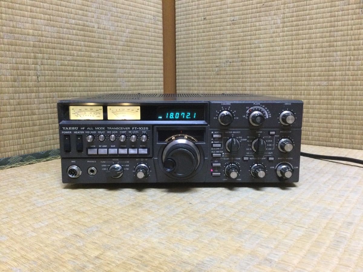 ☆名機 YAESU 八重洲 ヤエス FT-102S HF オールモード トランシーバー