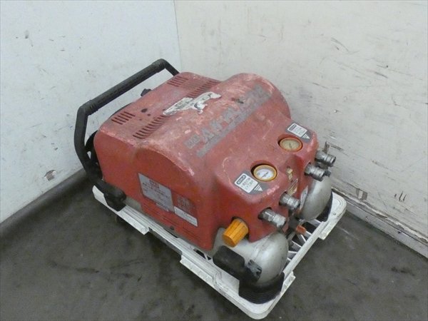 ジャンク MAX/マックス☆エアーコンプレッサー 高圧/常圧☆AK-HL1010E 管N19459 #