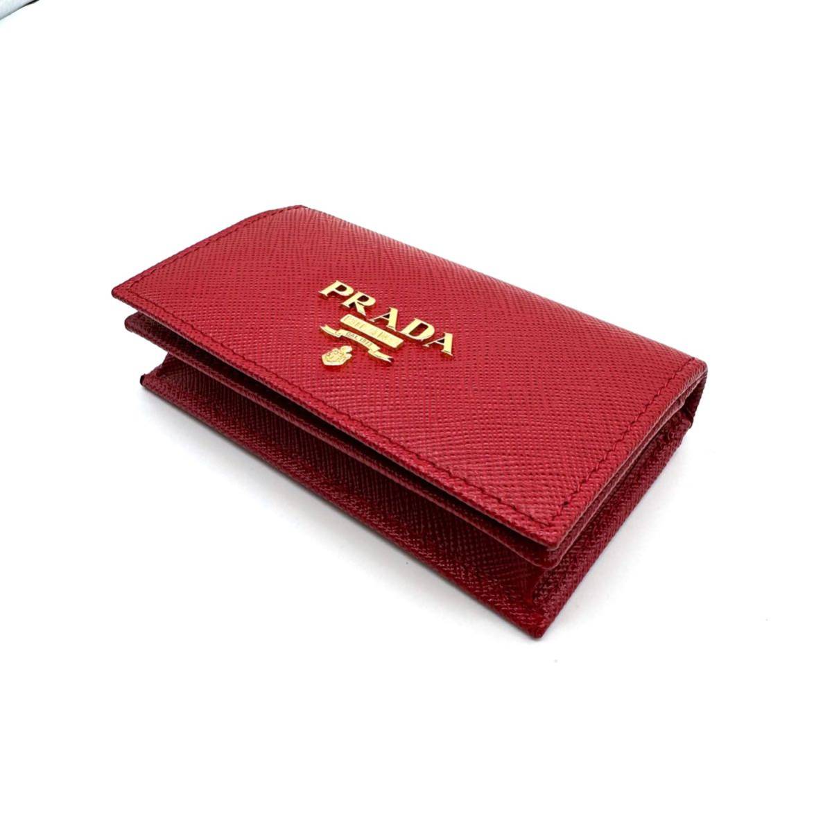 【極上美品】PRADA プラダ サフィアーノ カードケース 名刺入れ