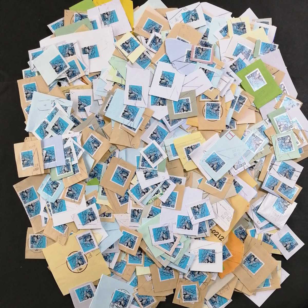 (3)西表石垣国立公園　使用済み切手　1200枚