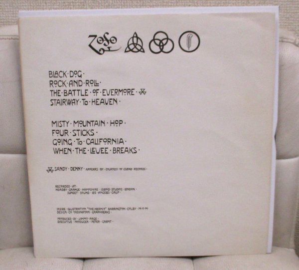 Untitled Zeppelin - LED 英LP UK再発盤 ZEPPELIN – Stereo Led ⁄ LP LP⁄EU