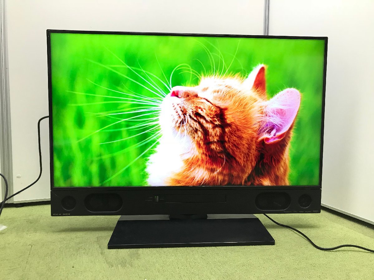 美品♪三菱 MITSUBISHI REAL 4K液晶テレビ 40型 内蔵ブルーレイ 内蔵