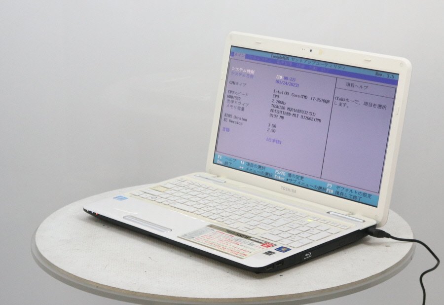 TOSHIBA PT45158EBFW dynabook T451/58EW　Core i7 2670QM 2.20GHz 8GB 320GB■1週間保証