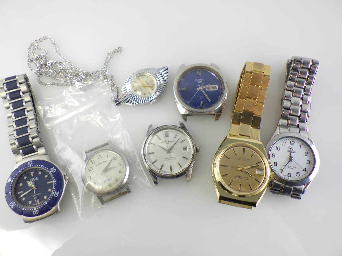 まとめて seiko セイコー 5 チャンピオン スクールタイム AURELE LIGIIN DELTA ORIGIN CHAMPION School Time junk 腕時計 6119 メンズ