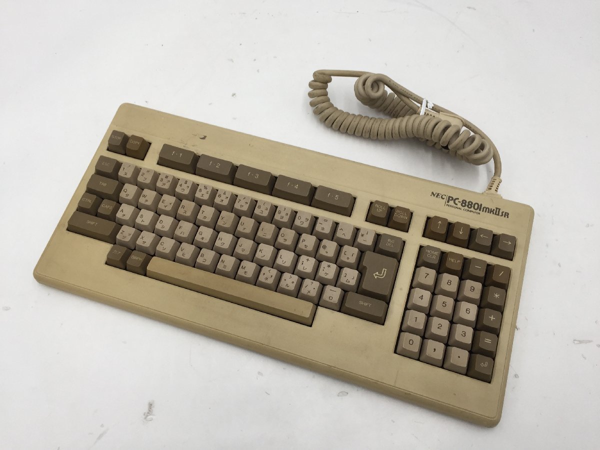 ♪△【NEC エヌイーシー】PC88専用キーボード PC-8801mkⅡSR 0125 17 