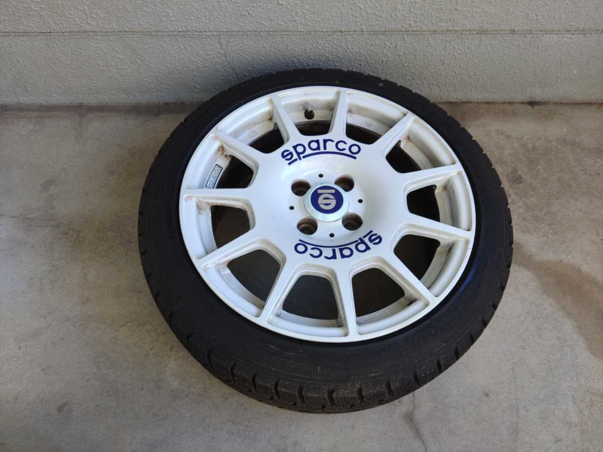 アバルト595用スタッドレスタイヤ4本セット 16インチ スパルコ