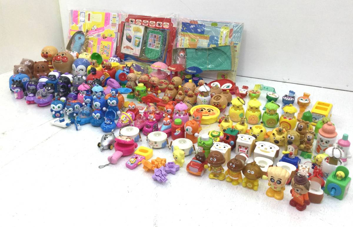 ☆【ジャンク品/100】アンパンマン おもちゃ まとめ売り バイキンマン 