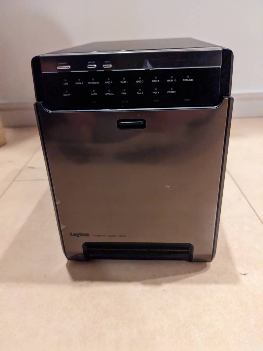 Raid 機能搭載 ロジテック 4bay HDD ケース ガチャベイシリーズ LHR