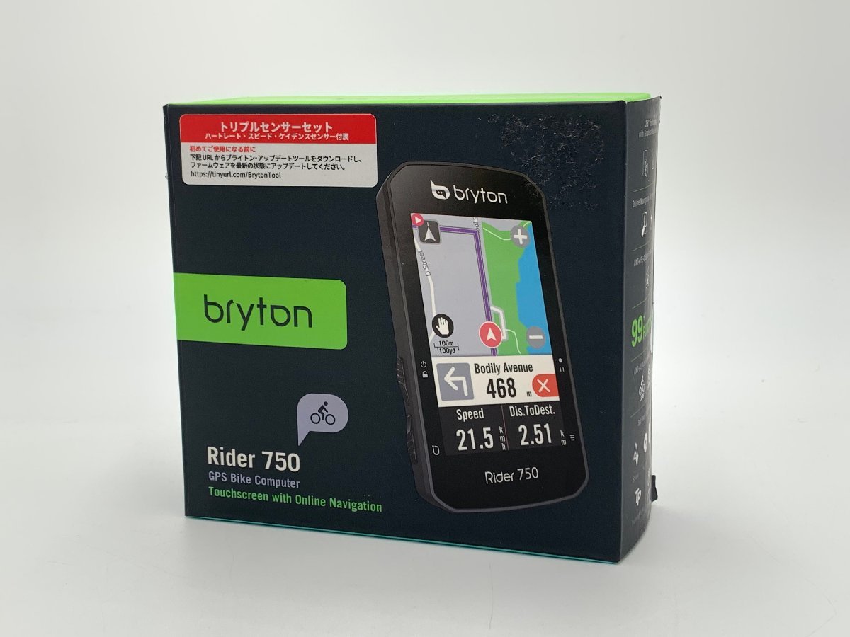 極美品 Bryton ブライトン Rider750T サイクルコンピューター センサー