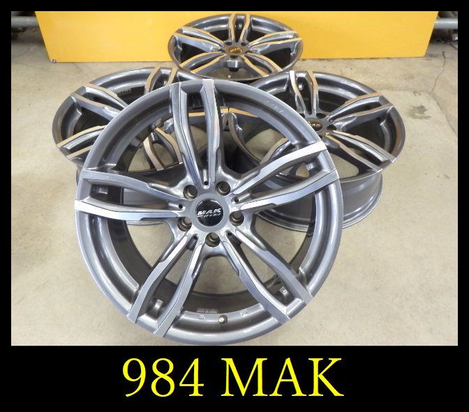【984】▲MAK LUFT FFホイール▲19x8.0J 5穴 PCD112 +30 4本 BMW X3 X4 G01 G02