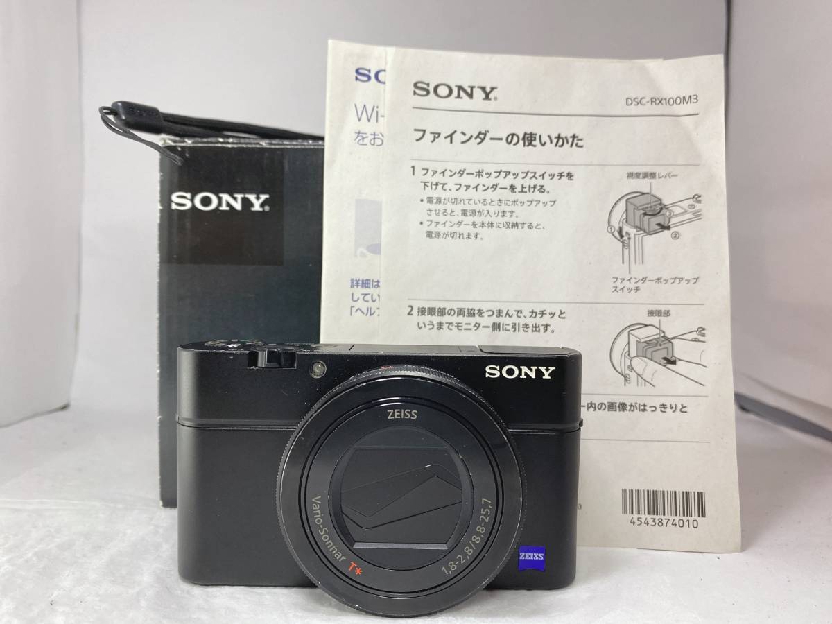 ☆良品☆ ソニー SONY Cyber-shot DSC-RX100M3 ☆元箱・バッテリー