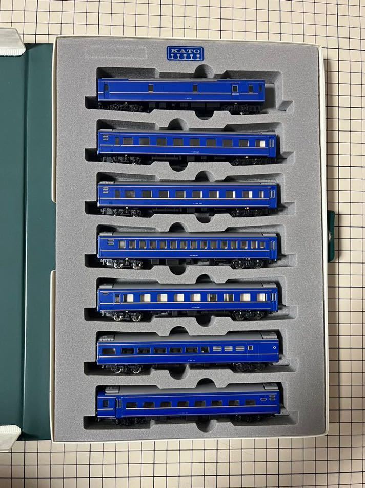 Nゲージ　KATO 24系寝台客車7両　金帯