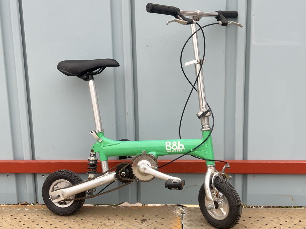 激レア ストライダー B&b bag and bike 折りたたみ自転車 ディスクブレーキ　折畳み　スポーツバイク 屋内保管 美車 ii
