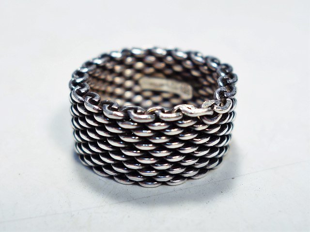 Tiffany&Co. ティファニー サマセット 10号 925 K02024【TIFFANY & Co. ティファニー】サマセット リング 10号 銀製