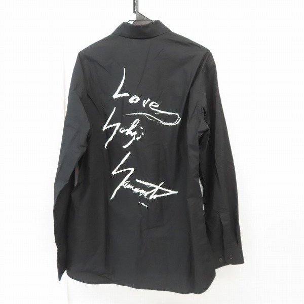 ☆Y-3/ワイスリー YOHJI SHIRT バックプリントシャツ EK4554/S /LPL Y
