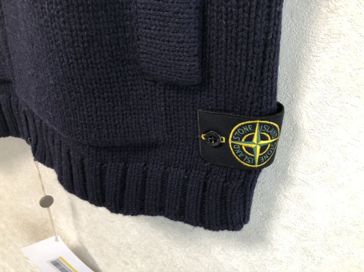 ストーンアイランドSTONE ISLANDニットジップベストart.7715535A3 