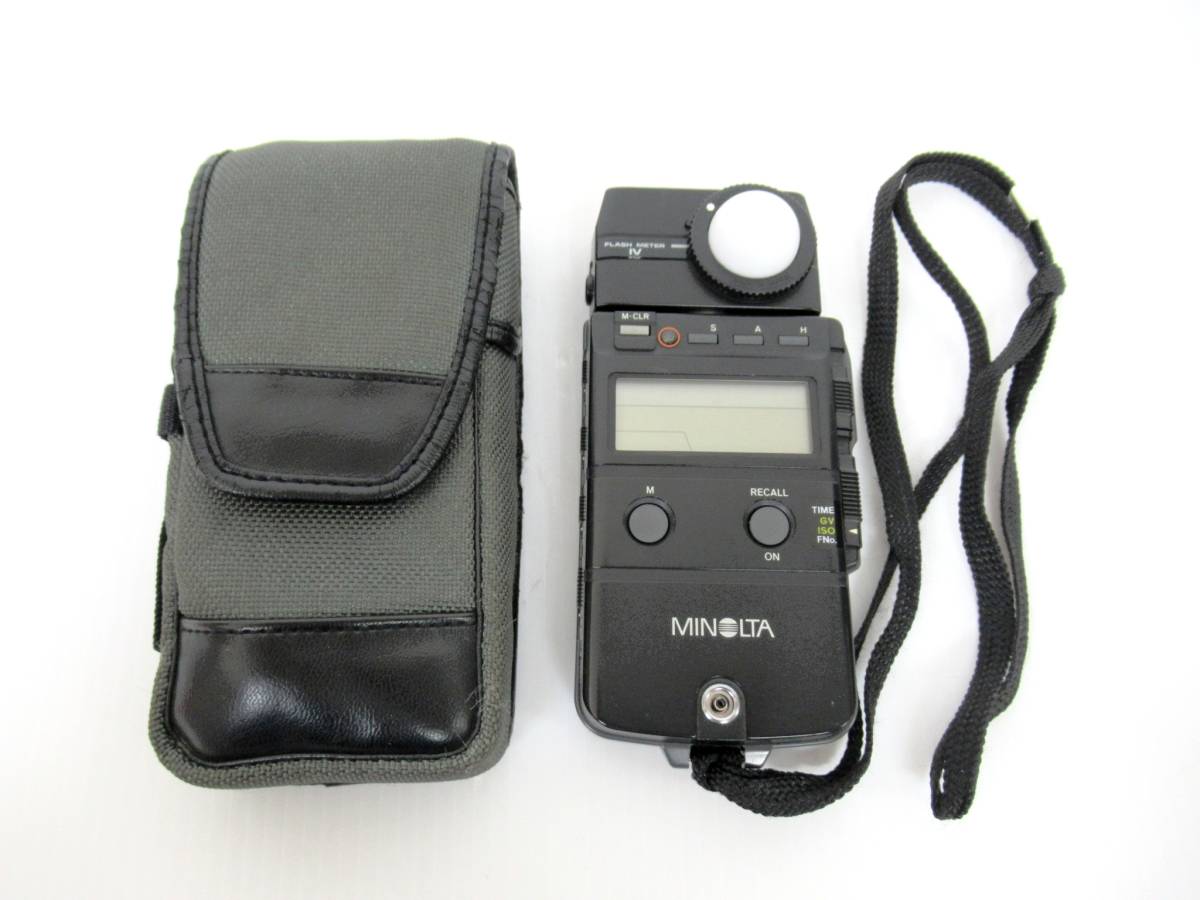 MINOLTA/ミノルタ】子④j142//FLASH METER Ⅳ
