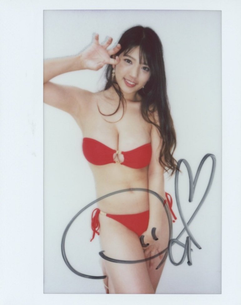 HIT'S/藤乃あおい2 Vol.2 1of1 直筆サイン入り水着ワイドオフショット