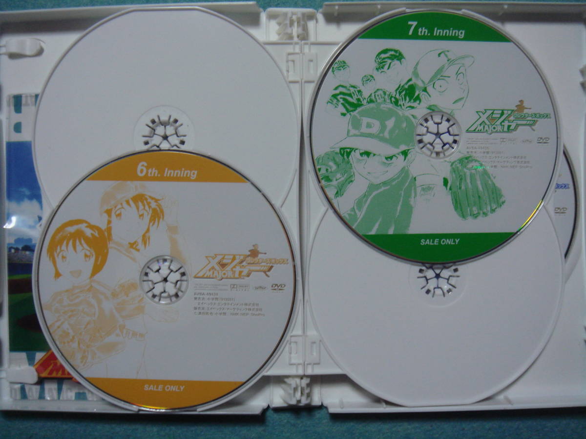 NHK アニメ メジャー MAJOR 1stシーズン コレクターボックス DVD9巻