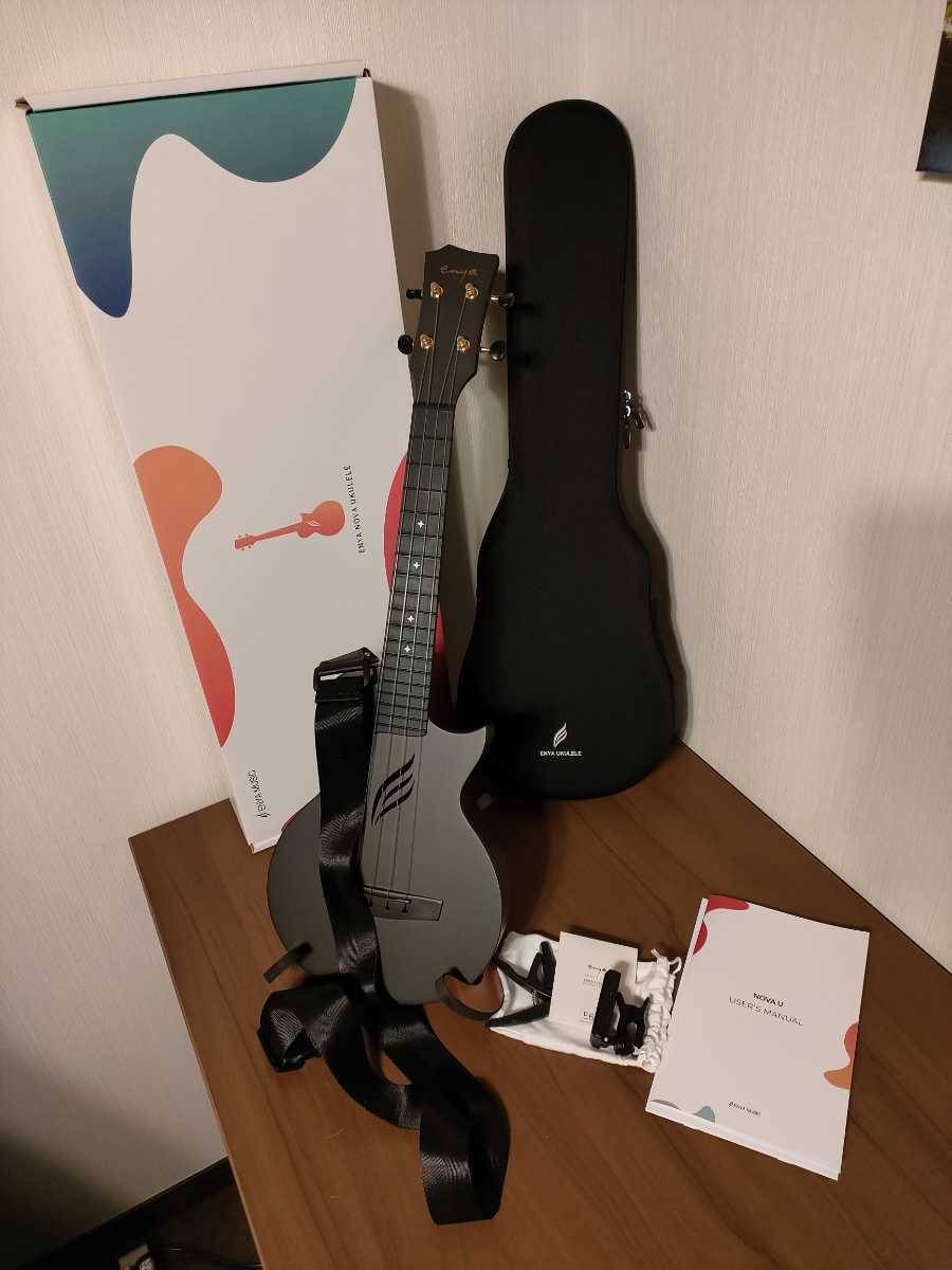 Enya Nova U　エンヤ　コンサートウクレレセット（カーボンファイバー製）