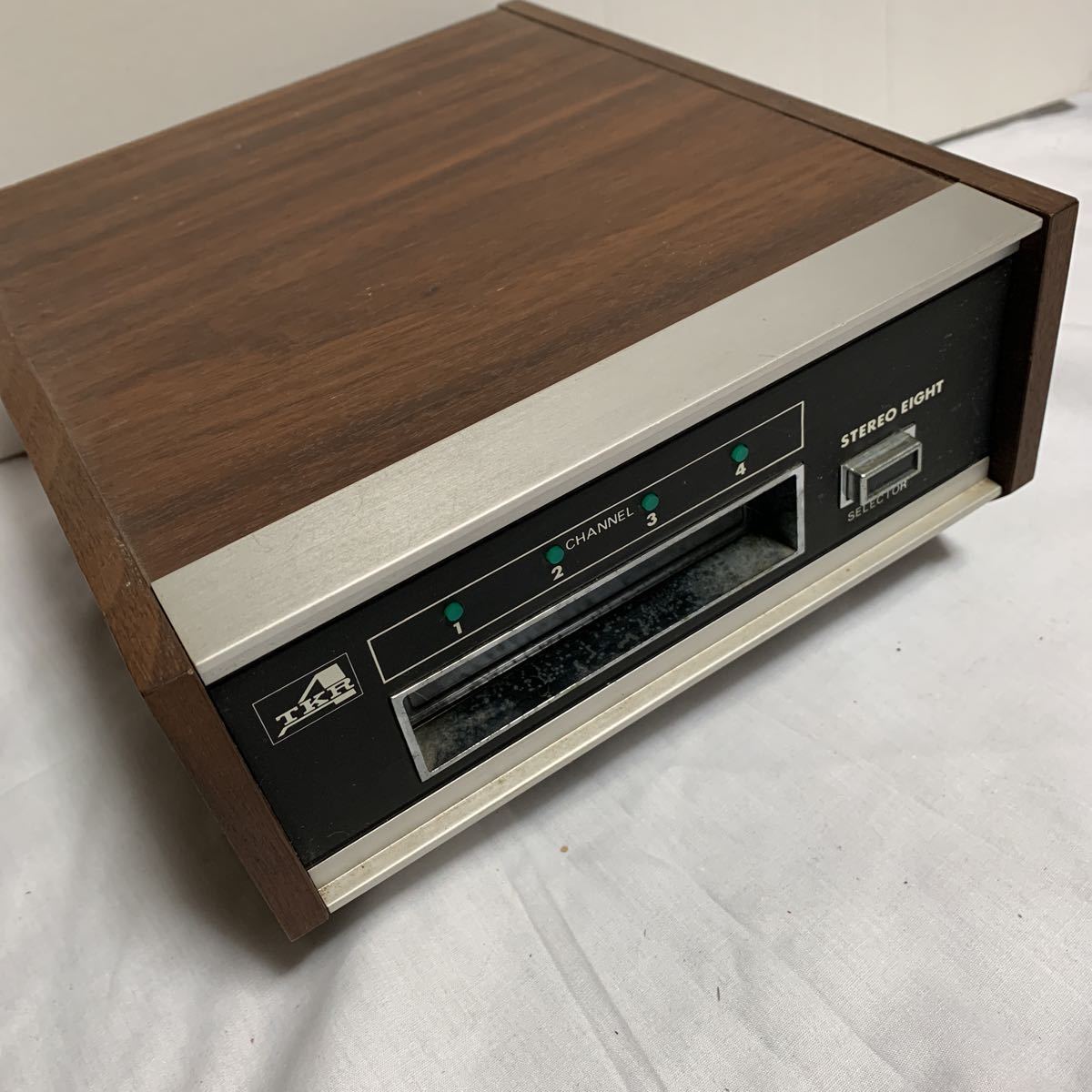 8トラック 再生機 昭和レトロ簡単コンパクトレコードプレーヤー - 8