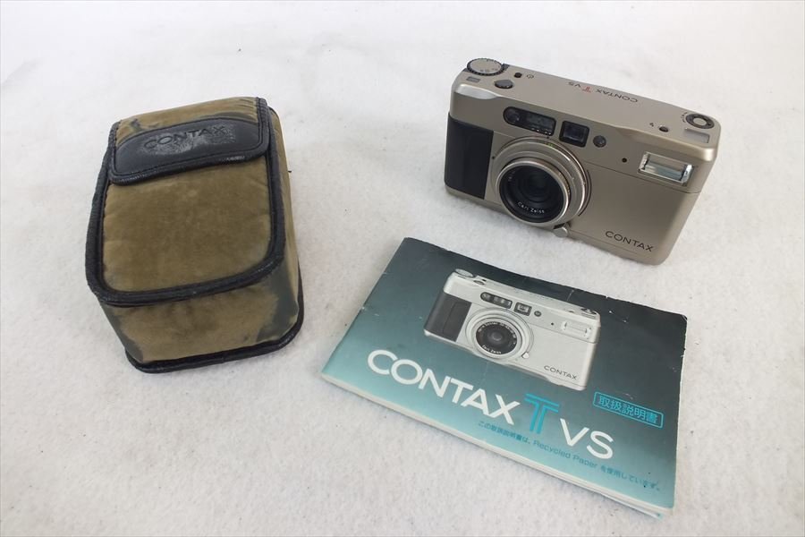 CONTAX コンタックス TVS コンパクトカメラ 3.5-6.5/28-56 T 取扱説明書有り ソフトケース付き 現状品 230209G3167(コンパクトカメラ)｜売買されたオークション情報、yahooの商品情報をアーカイブ公開 - コンパクトカメラ