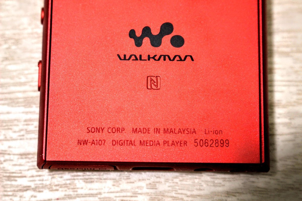 動作良好☆ソニー SONY ウォークマン 64GB Aシリーズ NW-A107