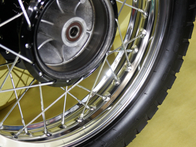 SR400 エキセル H型リム ホイール 前後セット タカサゴ(セット)｜売買
