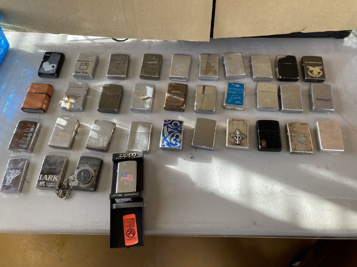 ZIPPO ジッポ オイルライター まとめて34点売り　動作未確認