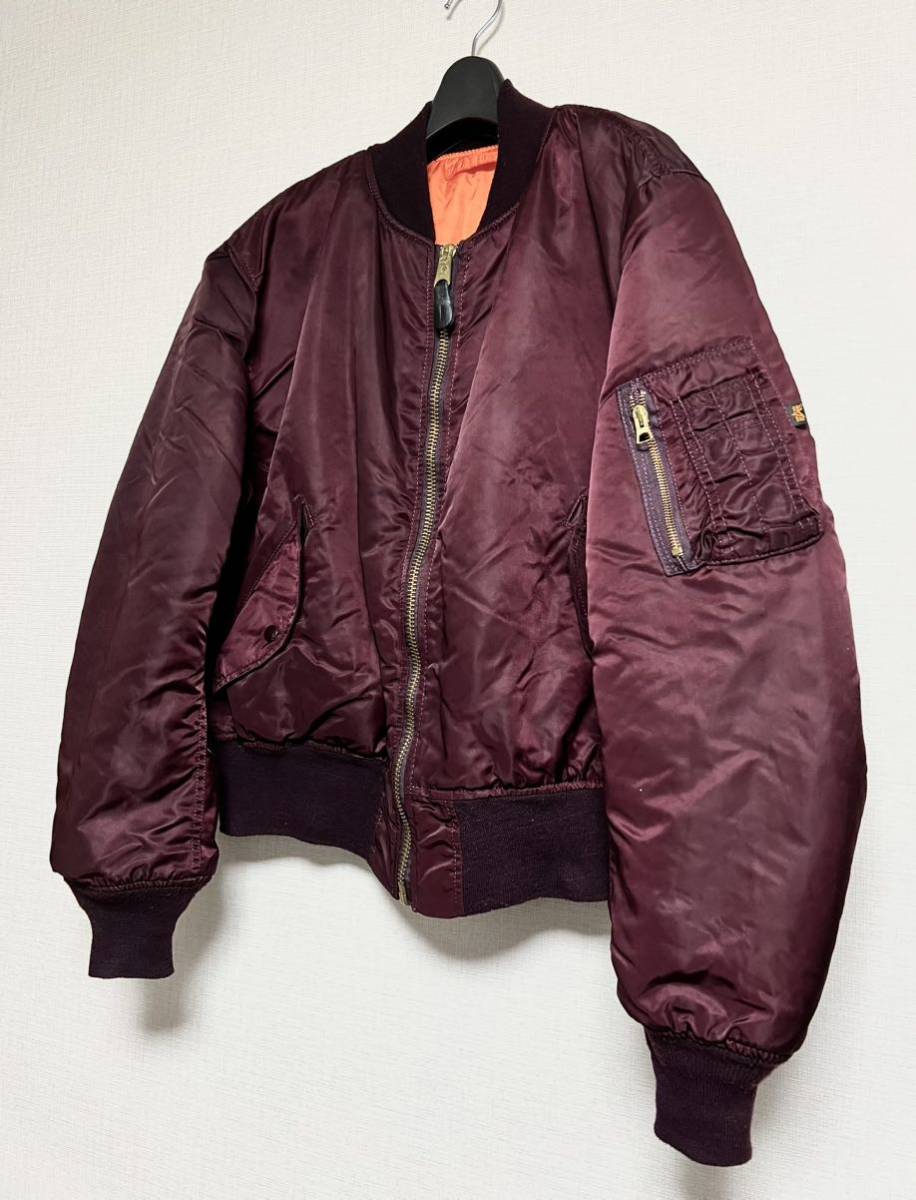 2025，大得価 希少 90'S ALPHA INDUSTRIES MA-1 USA製 ヴィンテージ