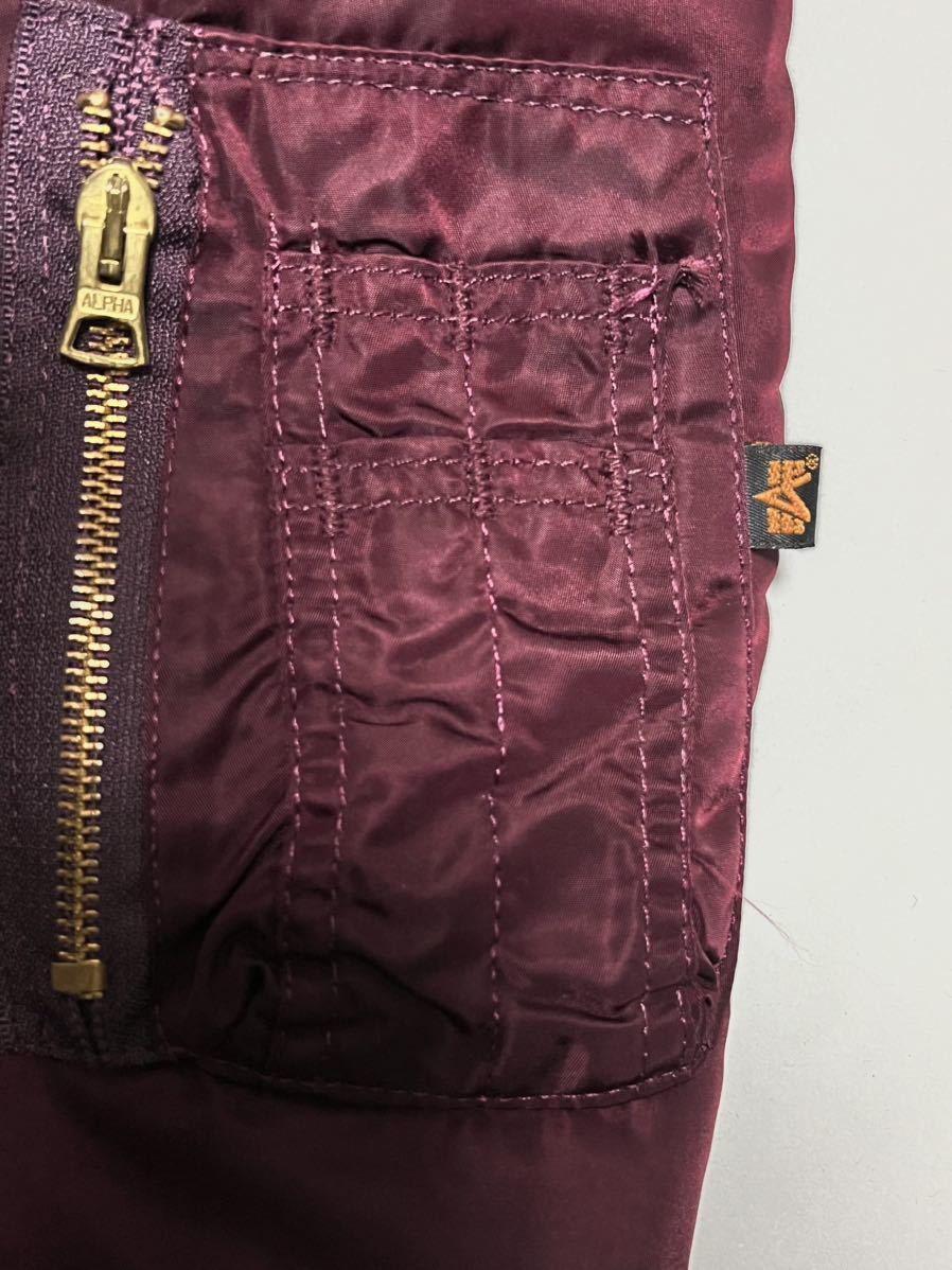 2025，大得価 希少 90'S ALPHA INDUSTRIES MA-1 USA製 ヴィンテージ