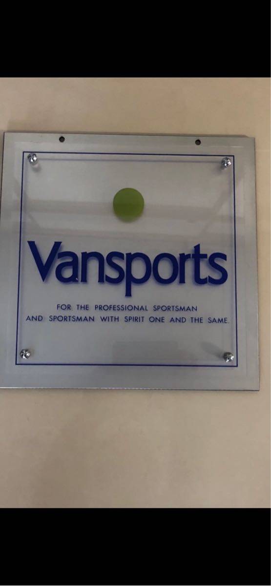 旧VAN JACKET VAN SPORTSブランド店舗用看板