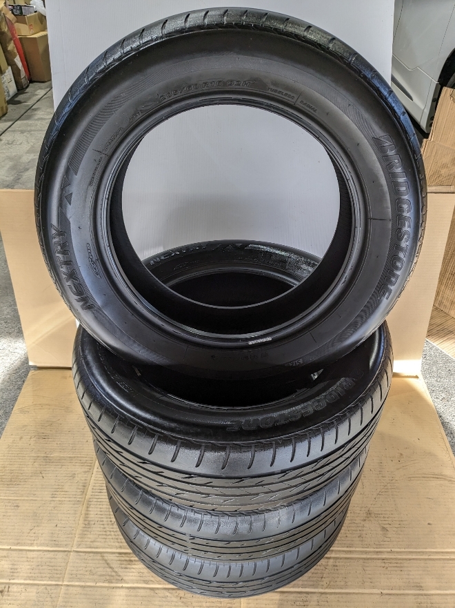 即決◇205/60R16 4本セット ブリヂストン ネクストリー 中古タイヤ 4本