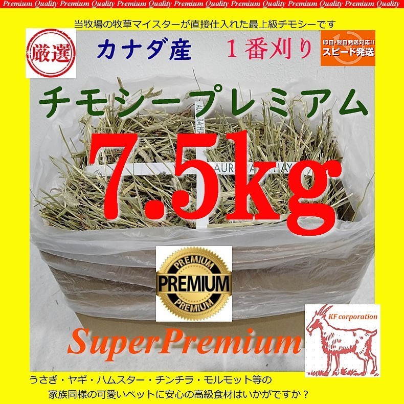 チモシー カナダ産 スーパープレミアム 1番 1番刈り 30kg 50kg