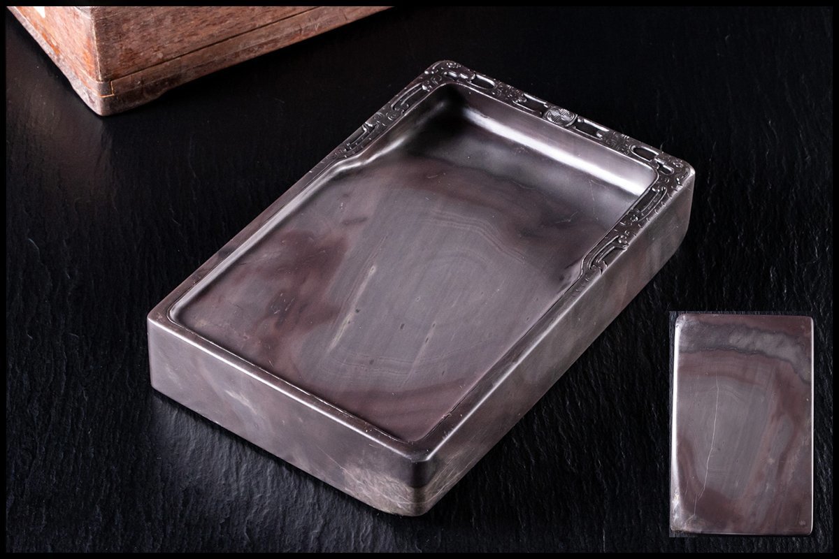 端州名硯.075sz 中国でした硯 端渓硯 端州石硯 約