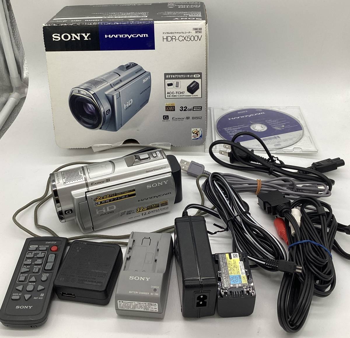 【5601】SONY ハンディカム　HDR-CX500V　デジタル家電