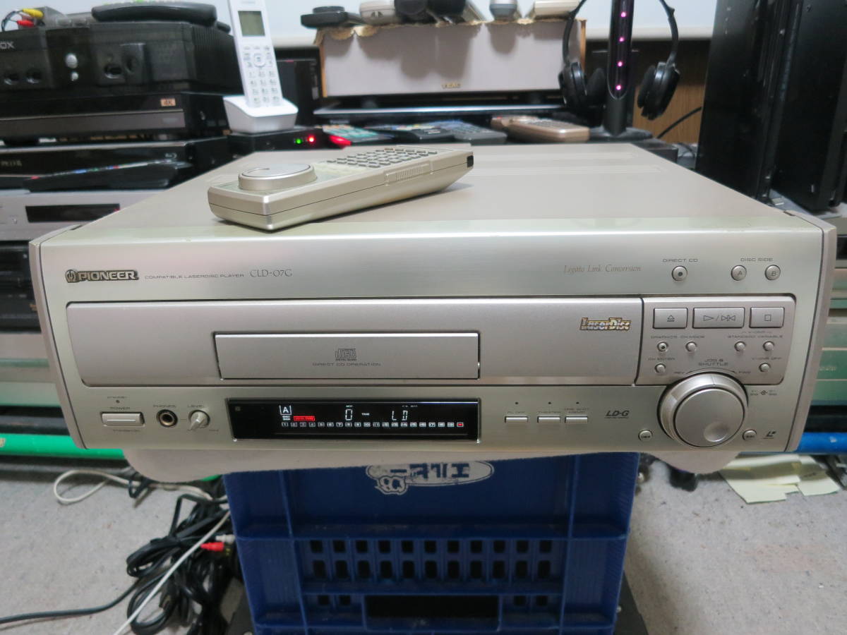 定番，お得 パイオニア PIONEER CLD-07G 本体 ＆ リモコン CU-CLD091