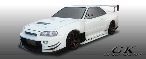 大特価 ガレージカゴタニ BNR34 GTR フロントバンパー カナード付 34 GT-R スポイラー エアロ