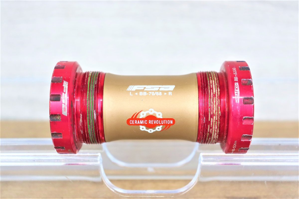 FSA BB-8200 MEGA EXO JIS 68mm BC1.37*×24 セラミックベアリング　スレッド　K-FORCE LIGHT 用BB　cicli17　10